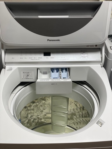 送料・設置込み可?表示価格より10%OFF?　洗濯機　8kg Panasonic 2019年【分解クリーニング済み】