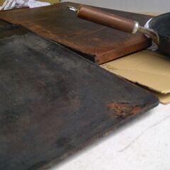 鉄板　お好み焼き屋で40年使用の画像