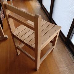 【美品】昔の小学校の椅子の画像