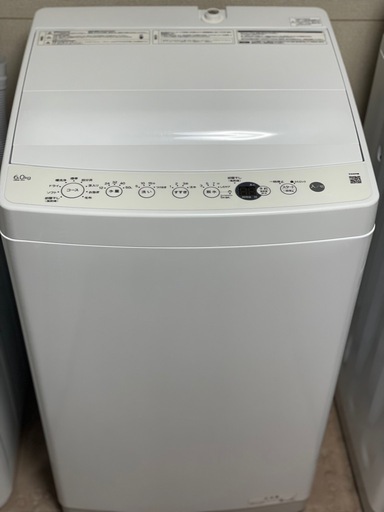 送料・設置込み可?表示価格より10%OFF?　洗濯機　6kg ビックカメラ　2024年【分解クリーニング済み】