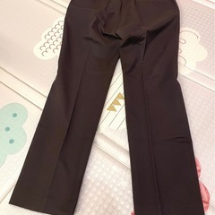 ユニクロ スラックス 茶色系の画像