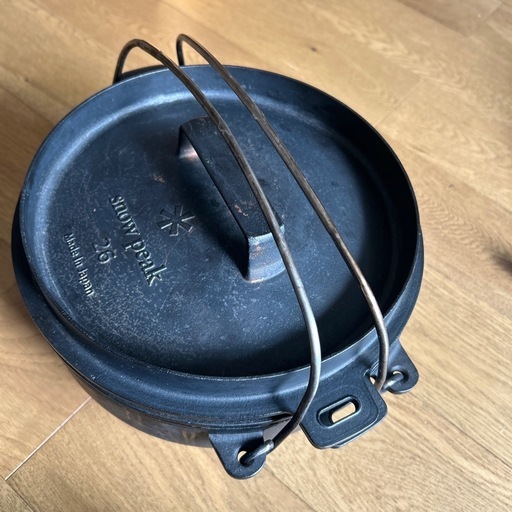 スノーピーク　ダッチオーブン　鉄鍋　26㎝