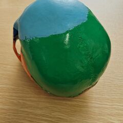 頭蓋骨模型 カラフル 分解可能 立体モデル 人体模型 学習用 置物の画像