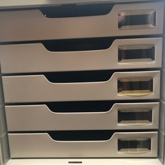 美品 コクヨ 収納5段ケースの画像