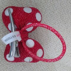 ミニーマウス　手袋、耳当ての画像