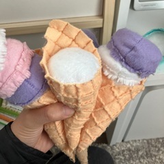 アイス屋さんフェルトおもちゃの画像