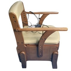 ●【定価15万 動作確認済み】 介護 安寿　家具調トイレセレクトR 自動ラップ 標準便座　凝固剤、付属品付き　ポータブルトイレの画像