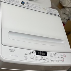 送料・設置込み可　洗濯機　7kg ヤマダ電機　2024年【分解クリーニング済み】の画像