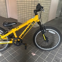 子供用自転車　20インチ　ハマー　6段ギア　マウンテンバイクの画像