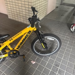 子供用自転車　20インチ　ハマー　6段ギア　マウンテンバイクの画像