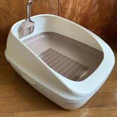 デオトイレ ハーフカバー 本体セット ナチュラルアイボリー ナチュラルアイボリーの画像