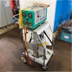 【札幌発】冷媒ガス回収装置／フロンガス回収機／CS-RF80YD／デンゲン／リフロンデ／REFLONDE／環境整備機器／通電確認済／説明書付き／④の画像
