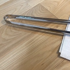 長め火バサミ　火ばさみ　火鋏　ステンレストングの画像