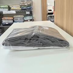 落ち着きカラーで心地よく スモークグレーのカーテンセット 幅100×丈110cm 4枚セット×2個の画像