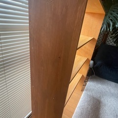 【無料】オープンシェルフ　本棚　木材としてもの画像