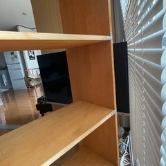 【無料】オープンシェルフ　本棚　木材としてもの画像