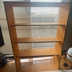 【無料】オープンシェルフ　本棚　木材としてもの画像