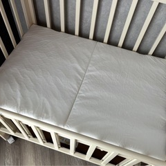 KATOJI カトージ ベビーベッド ミニ プチバニラ 白の画像