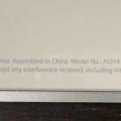 Apple アップル Keyboard A1314 Wireless keyboard 動作未確認 ジャンク 4台まとめ売りの画像