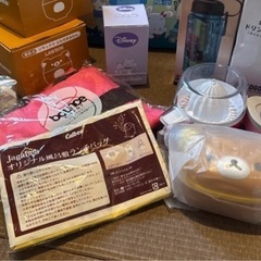 新品リラックマお椀・お弁当箱、ロゴスボトル、防災グッズ等の画像