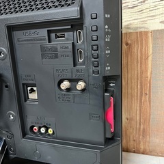 即日受渡❣️シャープ19型液晶テレビWチューナー外付けHDD録画可10500円の画像
