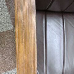 2人掛けソファー (ブラウン)の画像