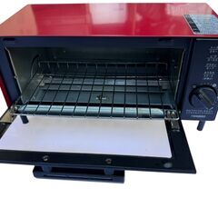 オーブントースター(コンパクト)　ツインバード　赤色の画像