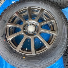 ダンロップ　ウインターマックス　185/65R14 86Qホイル付 スタッドレス４本　使用4ヶ月　美品　　の画像