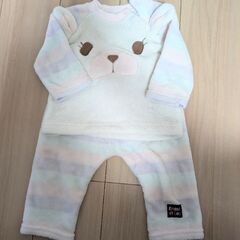 女の子　もこもこパジャマ　80　暖かいの画像