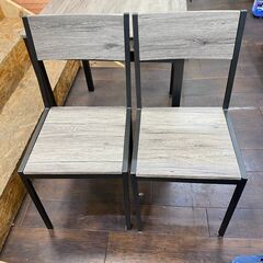 ジ487/ 2人掛け ダイニングテーブル 木目柄 正方形 コンパクトテーブル 椅子 セット の画像