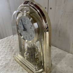 J612⭐️リズム時計工房　アンティーク風　置き時計の画像