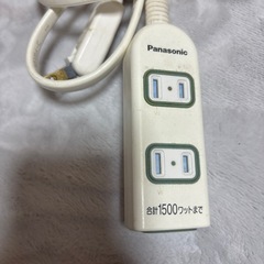 Panasonic コンセント　2m 3口の画像