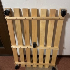 キャスター付　すのこ　60cm×87cmの画像