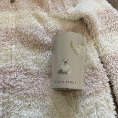 ジェラートピケ　モコモコパジャマ　フリーサイズ　おまけ　ねこタンブラー付きの画像