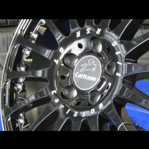 Carlsson 18インチ　１/１６ＲＳＲＧＴブラックエディションホイールのみ
