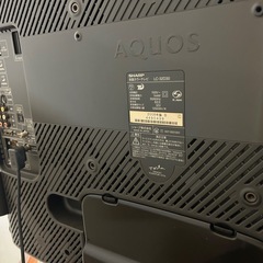 SHARP AQUOS 32型テレビ LC-32D30の画像