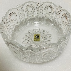 新品シール付き【希少】日本製アデリアクリスタル 星型ボウル 5個セットの画像
