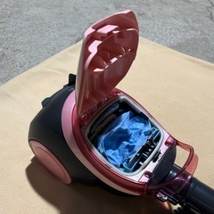 三菱　紙パック式掃除機　クリーナー　シルキーピンク／ブラック　自走式パワーブラシ　２ＷＡＹ　ロングノズル　軽量　２０１９年製　ＴＣ－ＧＸＧＢＰの画像