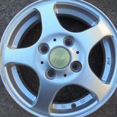 中古アルミホイール　4本set　社外 13×4.00B(4J) 100 4H +45　軽自動車にの画像