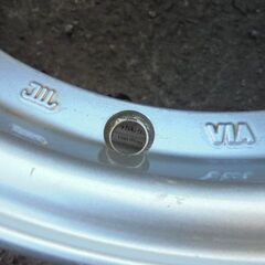 中古アルミホイール　4本set　社外 13×4.00B(4J) 100 4H +45　軽自動車にの画像