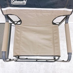 【受付中】 コールマン(Coleman) 2脚セット　サイドテーブル付デッキチェア 折り畳みの画像