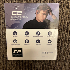 【新品未使用】骨伝導イヤホン(ブラック)の画像