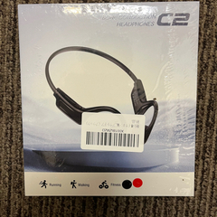 【新品未使用】骨伝導イヤホン(ブラック)の画像