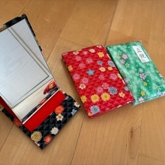 花柄立鏡3点セットの画像