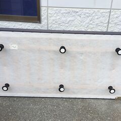 JM20047S)脚付きマットレス Simmons（シモンズ）　幅：約97cm  高さ：約19cm 奥行：約196cm 中古品【取りに来られる方限定】の画像