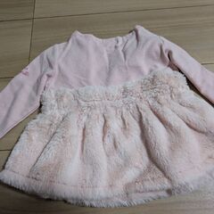 メゾピアノ　ピンク　90 女の子　服の画像