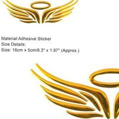 カーステッカーエンブレム（ゴールド）の画像