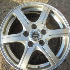 中古アルミホイール　ブリヂストン　BALMINUM　16×6.5J　114.3　5H　+39　１台分４本セット　プリウスα　トヨタ車専用品　美品！の画像