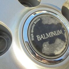 中古アルミホイール　ブリヂストン　BALMINUM　16×6.5J　114.3　5H　+39　１台分４本セット　プリウスα　トヨタ車専用品　美品！の画像