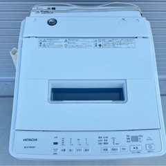 【美品】HITACHI 洗濯機 BW-G70K 7kg 2024年製 日立 ビートウォッシュ 高年式 直接引取り歓迎 mw0827の画像